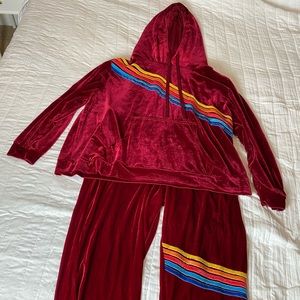 Velvet Sweatsuit Set